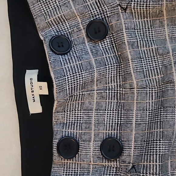 Max Studio Plaid Pants Stretchy Waist - Picture 2 of 4